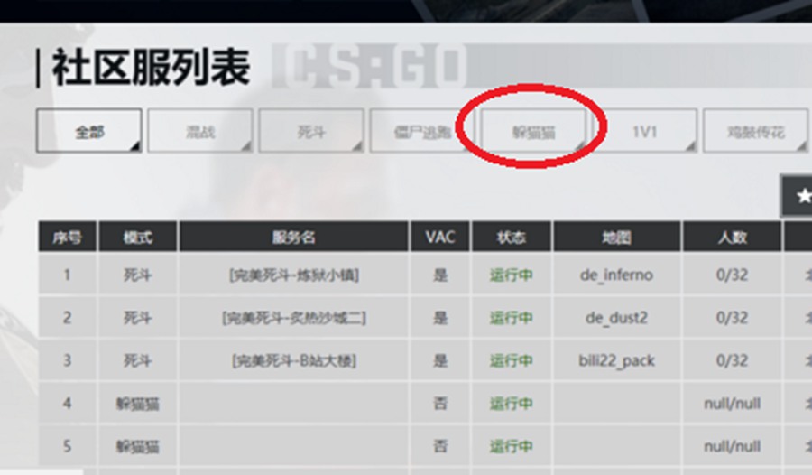 CSGO躲猫猫模式入口介面及玩法攻略