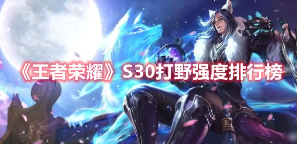 王者荣耀S30赛季什么打野比较厉害？